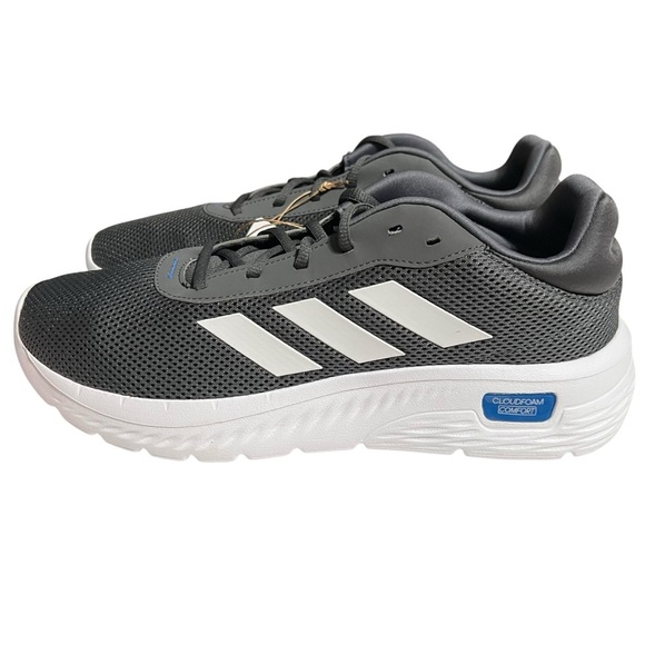 Adidas Cloudfoam Comfy Shoes 10.5 Grey Comfort Cushion Lightweight NWT/ NO BOX - Picture 8 of 12